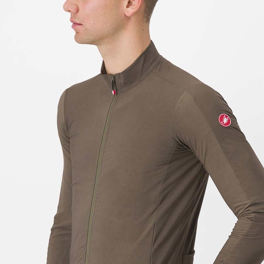 Brown Men Castelli FLIGHT AIR Jersey | 740529-RDM