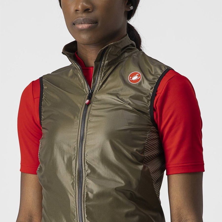 Brown Women Castelli ARIA W Vest | 831064-SED