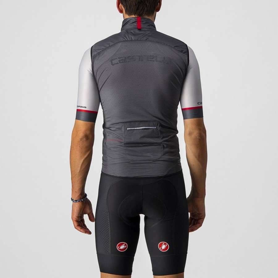 Dark Grey Men Castelli ARIA Vest | 829675-VAW