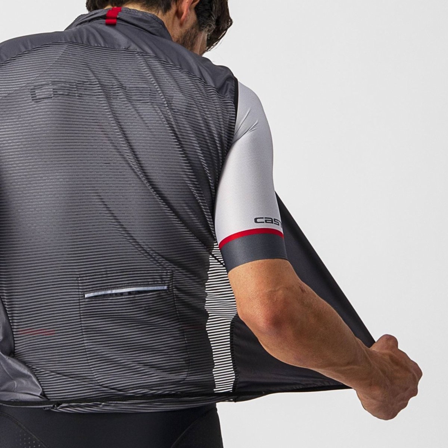 Dark Grey Men Castelli ARIA Vest | 829675-VAW