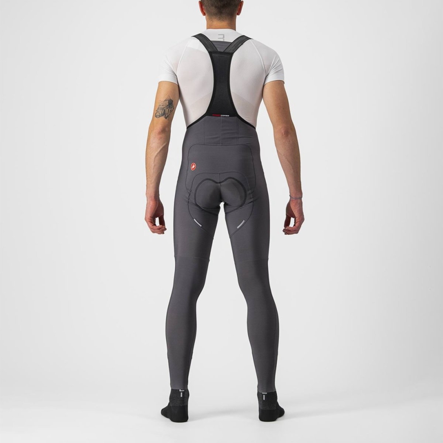 Dark Grey Men Castelli FREE AERO RC Bib Tights | 901564-XWT