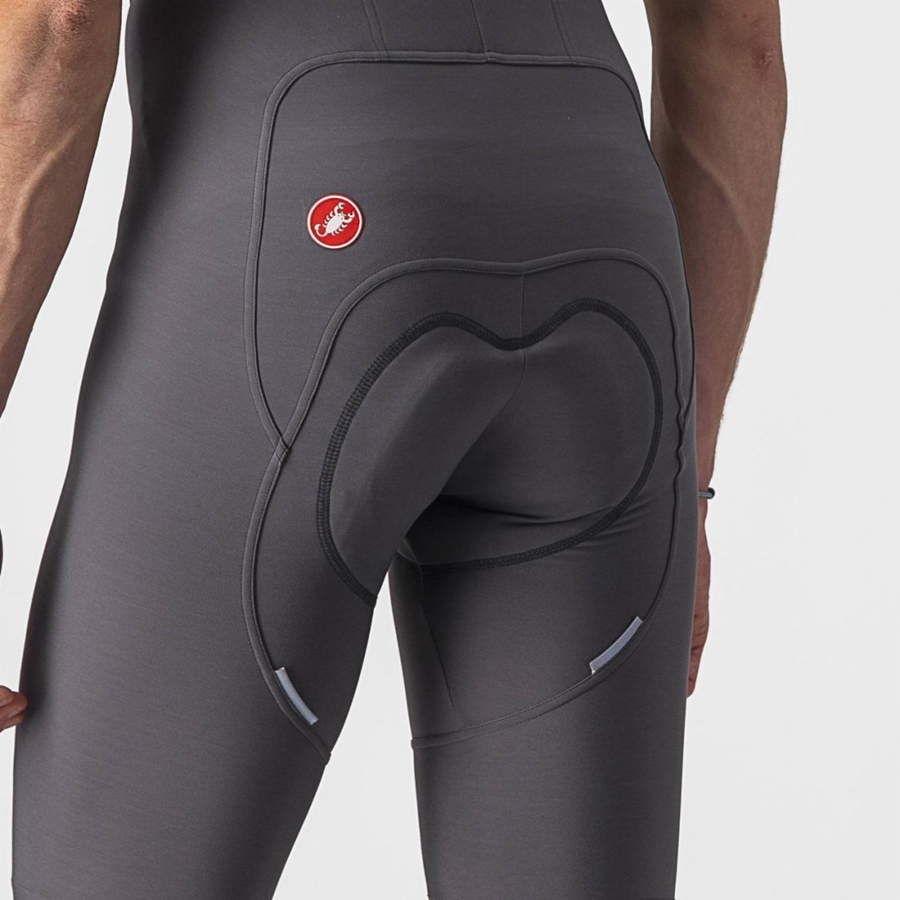 Dark Grey Men Castelli FREE AERO RC Bib Tights | 901564-XWT