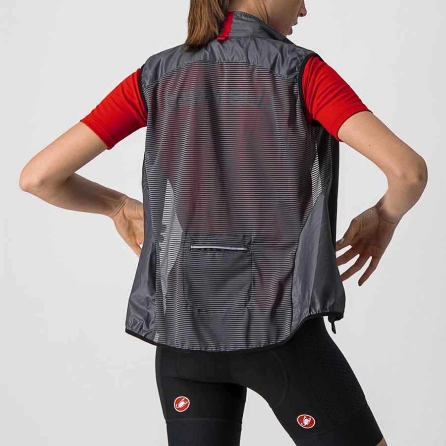 Dark Grey Women Castelli ARIA W Vest | 071235-OHB