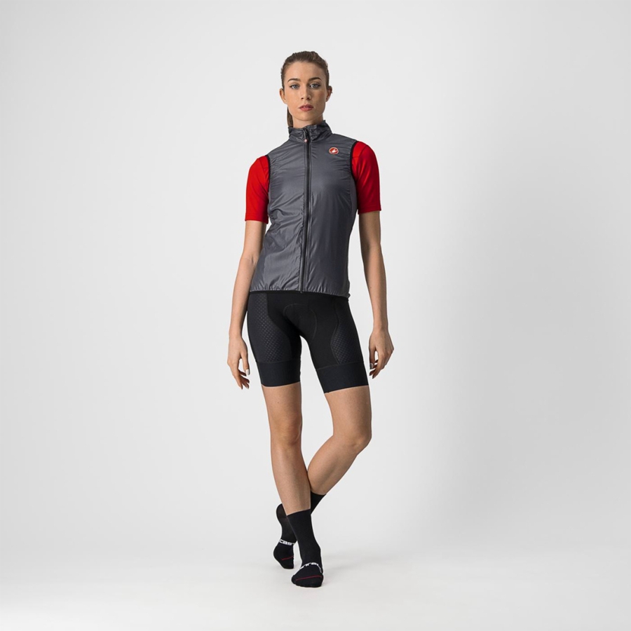 Dark Grey Women Castelli ARIA W Vest | 071235-OHB