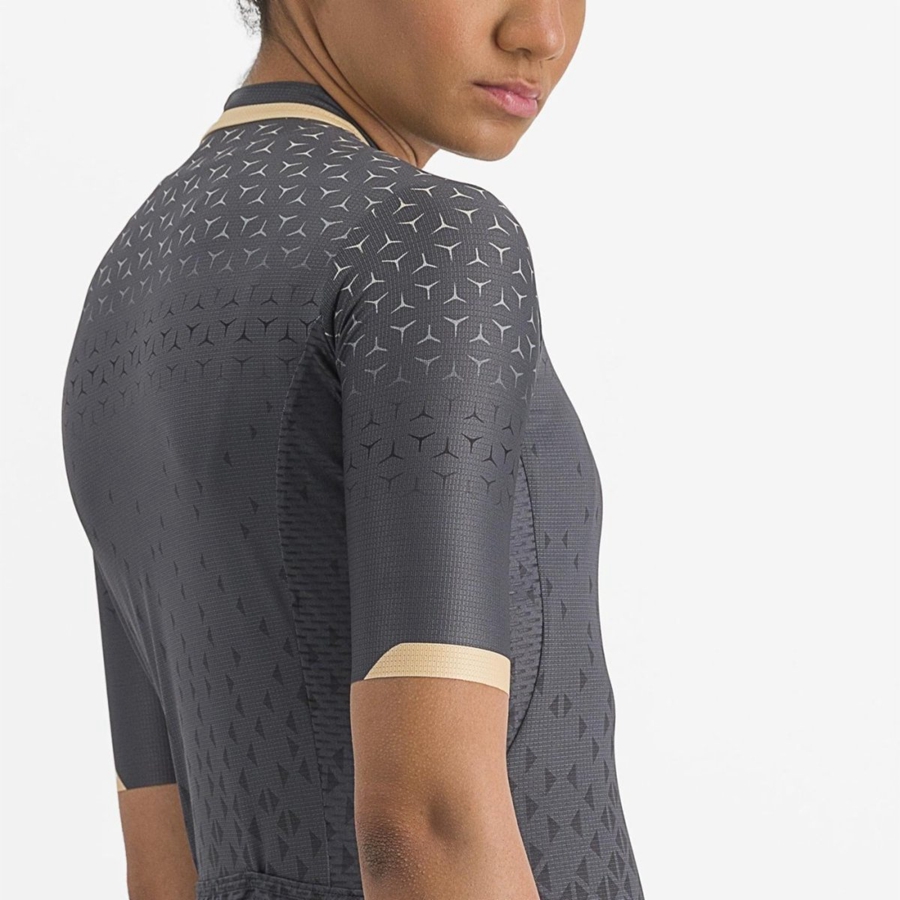 Dark Grey Women Castelli PEZZI Jersey | 619723-BFI