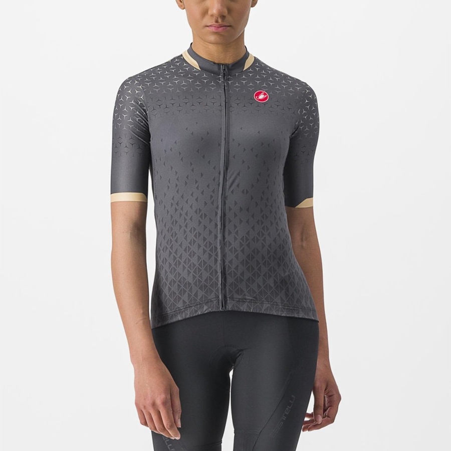 Dark Grey Women Castelli PEZZI Jersey | 619723-BFI