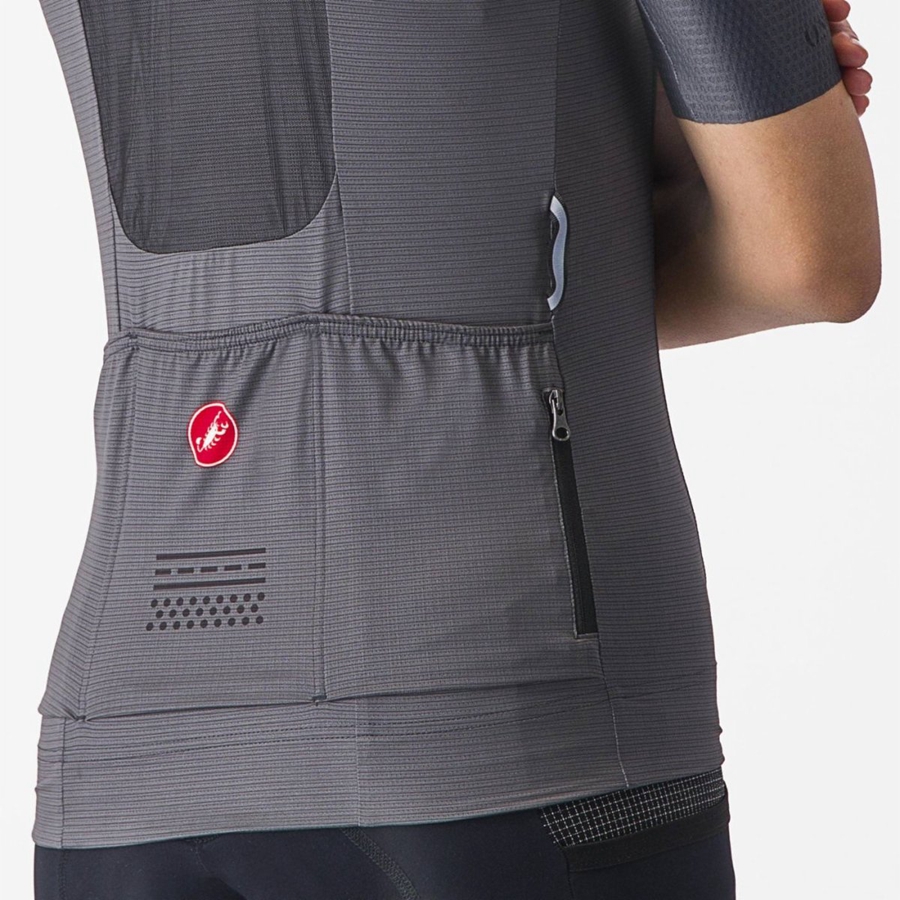 Dark Grey Women Castelli UNLIMITED PRO W Jersey | 021753-MRO