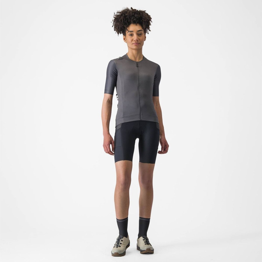 Dark Grey Women Castelli UNLIMITED PRO W Jersey | 021753-MRO