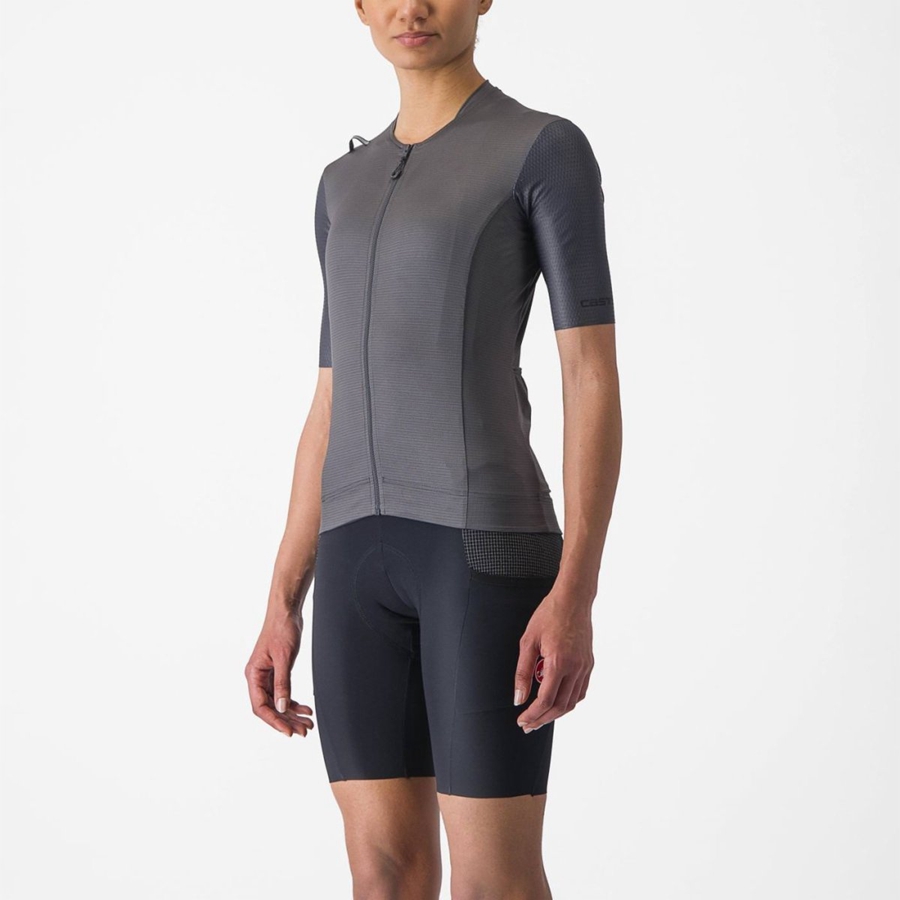 Dark Grey Women Castelli UNLIMITED PRO W Jersey | 021753-MRO