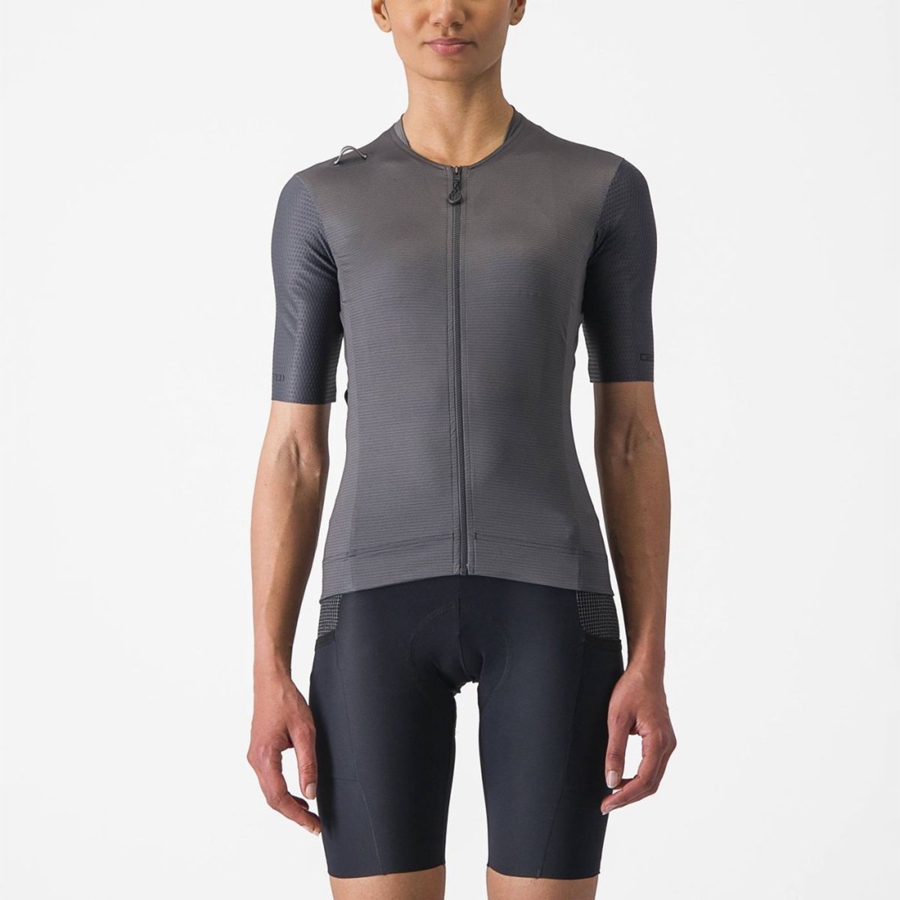 Dark Grey Women Castelli UNLIMITED PRO W Jersey | 021753-MRO