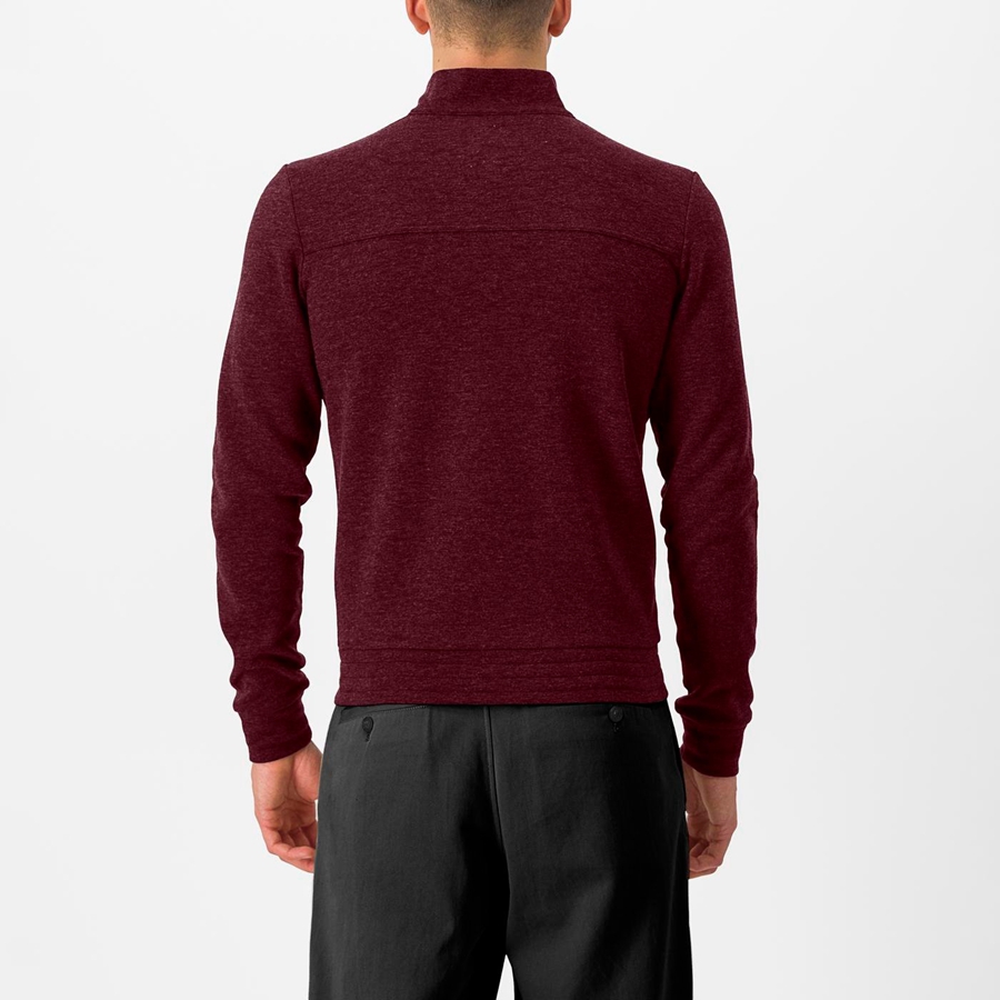 Deep Burgundy Men Castelli VIGORELLI TRACK Casual | 528601-KDJ