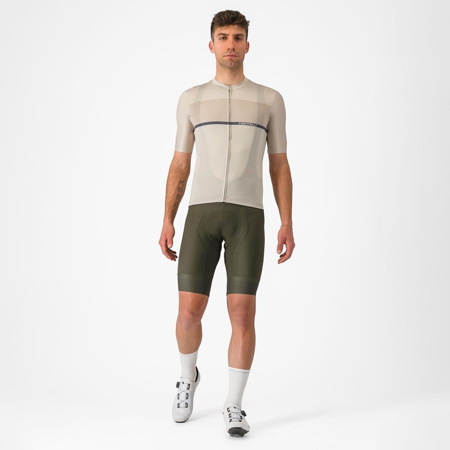 Deep Green Men Castelli COMPETIZIONE Bib Shorts | 941356-IAT