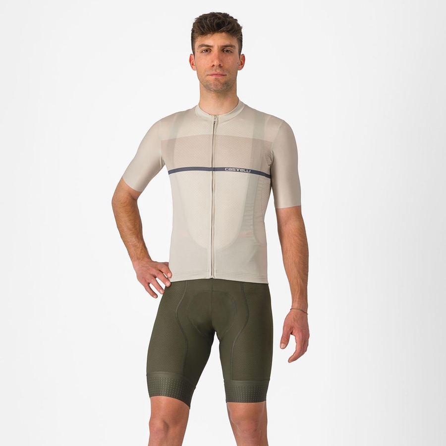 Deep Green Men Castelli COMPETIZIONE Bib Shorts | 941356-IAT