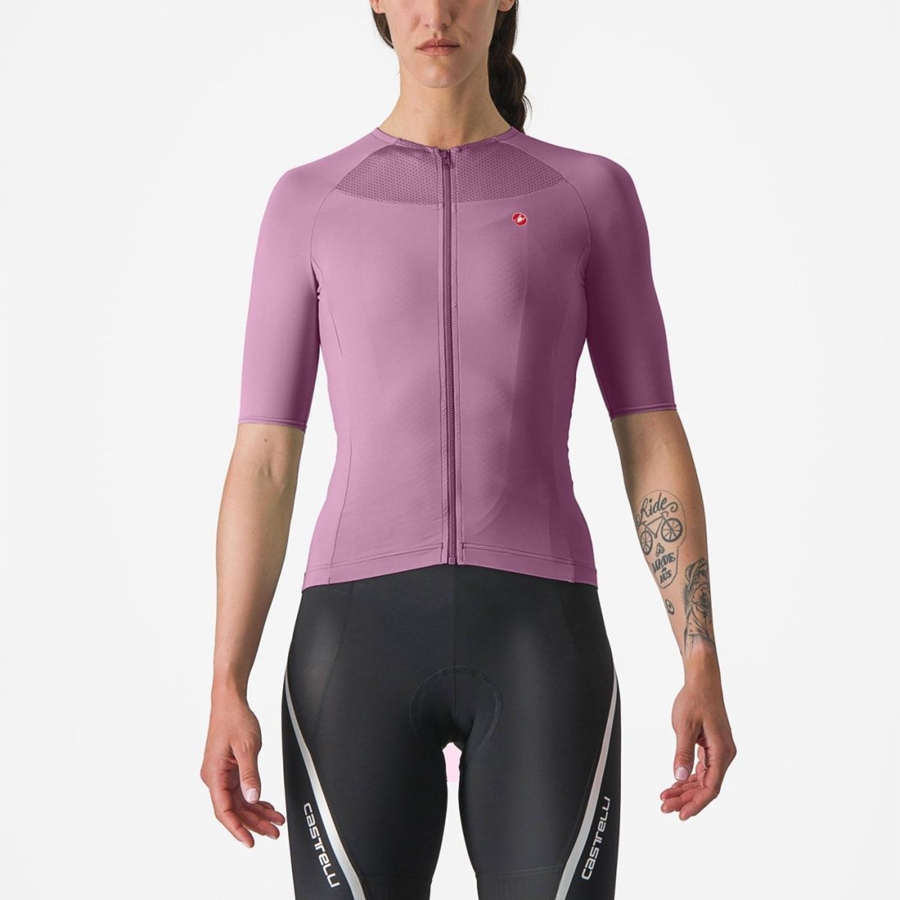 Deep Purple / Black Women Castelli VELOCISSIMA 2 Jersey | 079243-JXQ