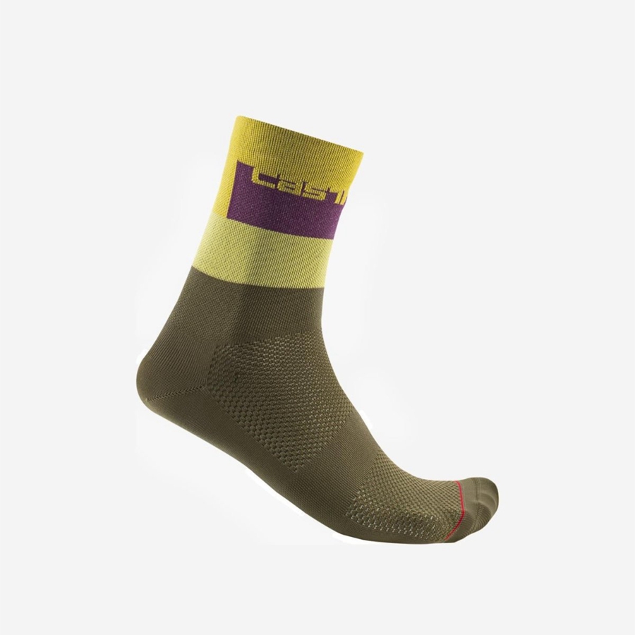 Green Men Castelli BLOCCO 15 Socks | 721856-UAS