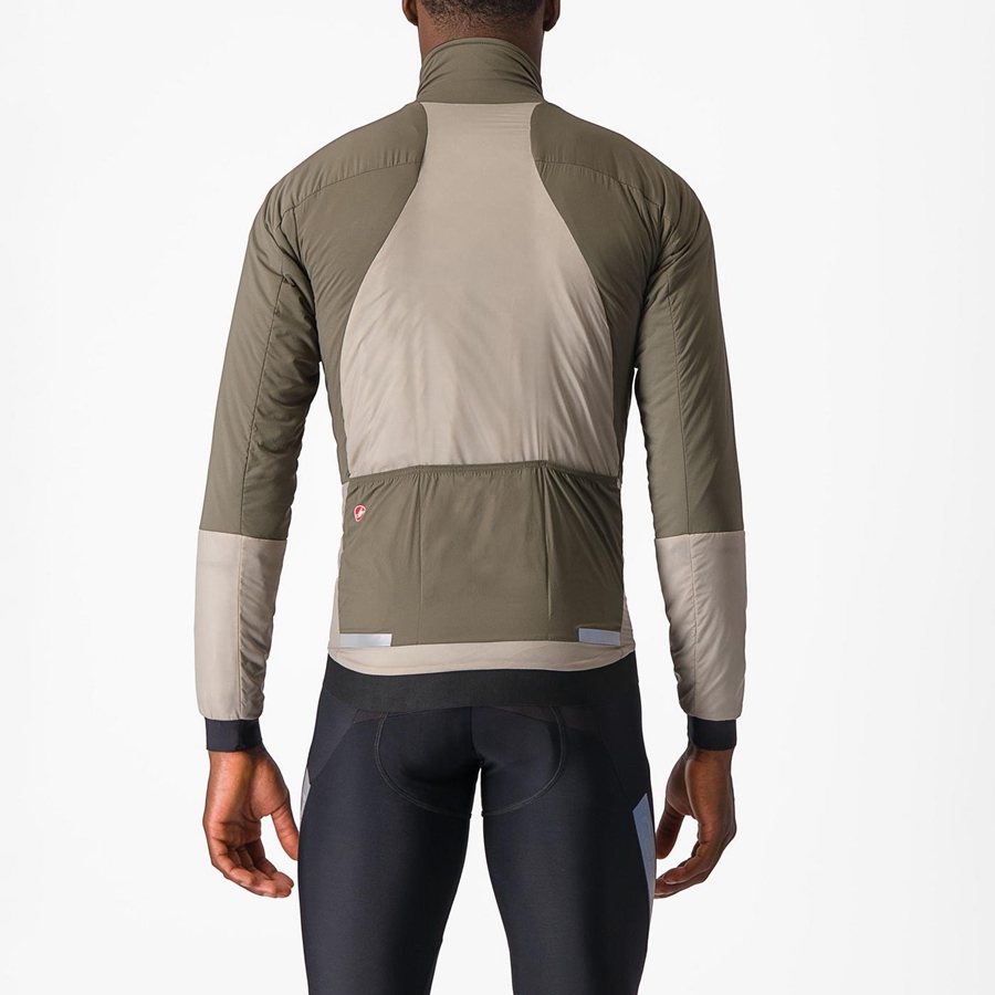 Green Men Castelli FLY THERMAL Jackets | 386190-ZQJ