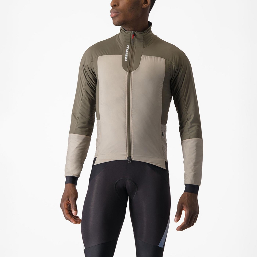 Green Men Castelli FLY THERMAL Jackets | 386190-ZQJ