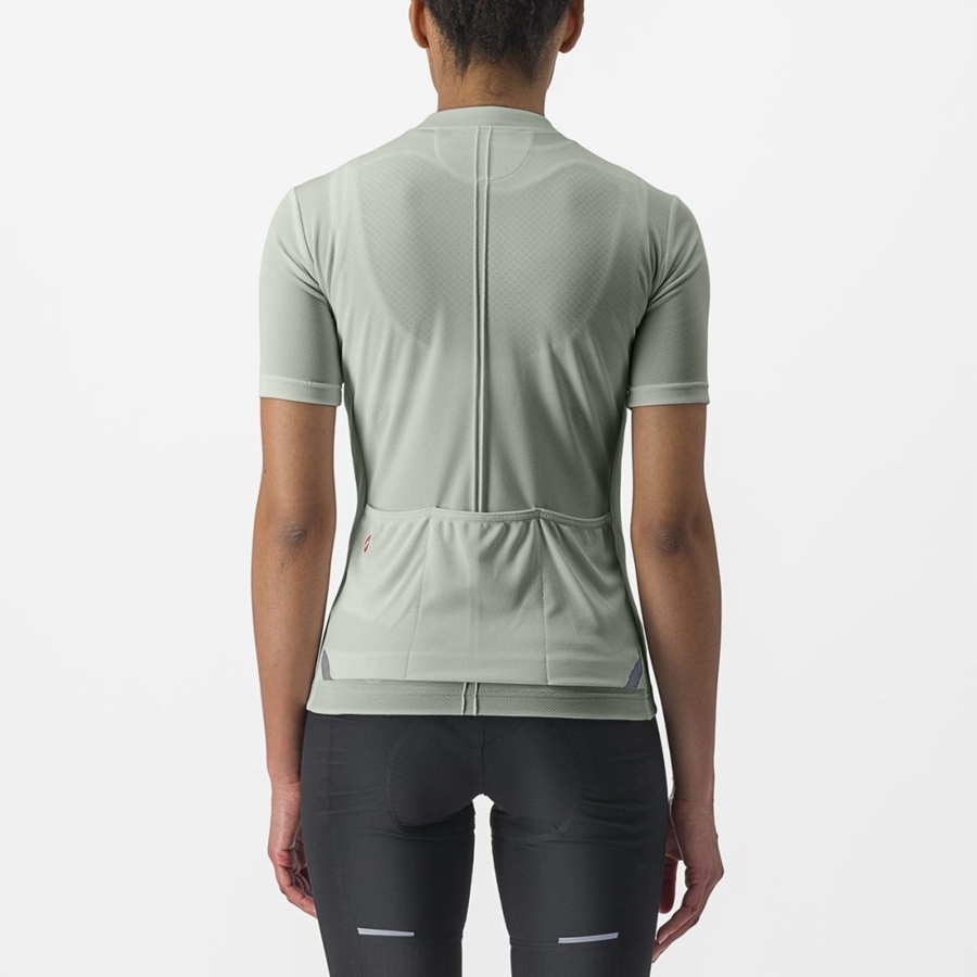 Green Women Castelli ANIMA 4 Jersey | 147683-WDO