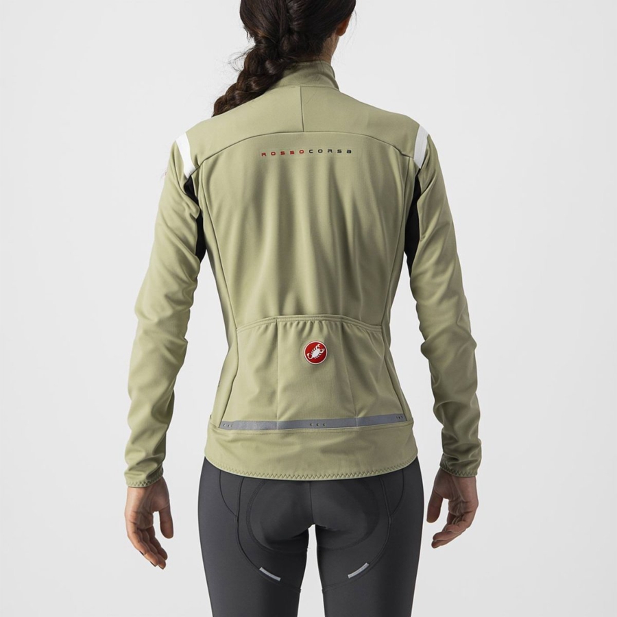 Green Women Castelli PERFETTO RoS 2 W Jackets | 873205-TIH