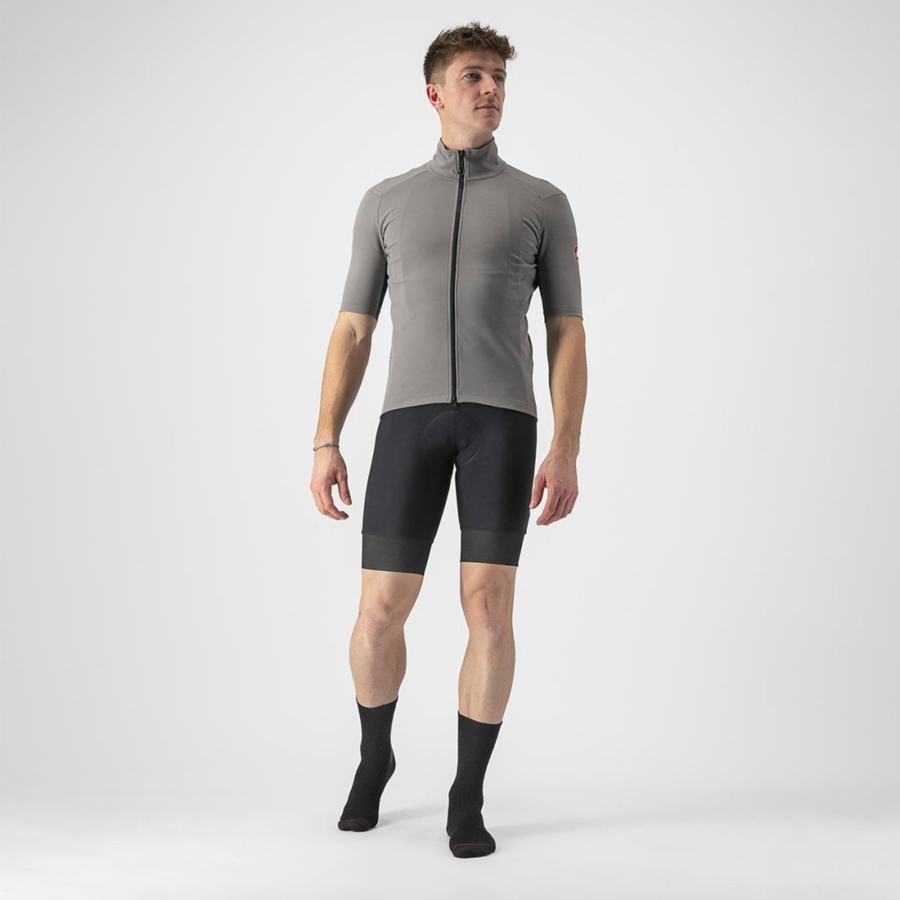 Grey Men Castelli PERFETTO RoS 2 WIND Jackets | 503621-JQY