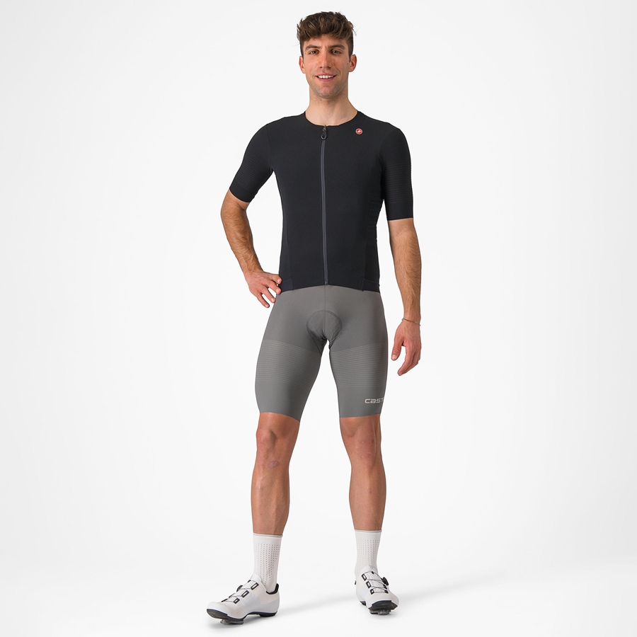 Grey Men Castelli PREMIO Bib Shorts | 096437-LTN