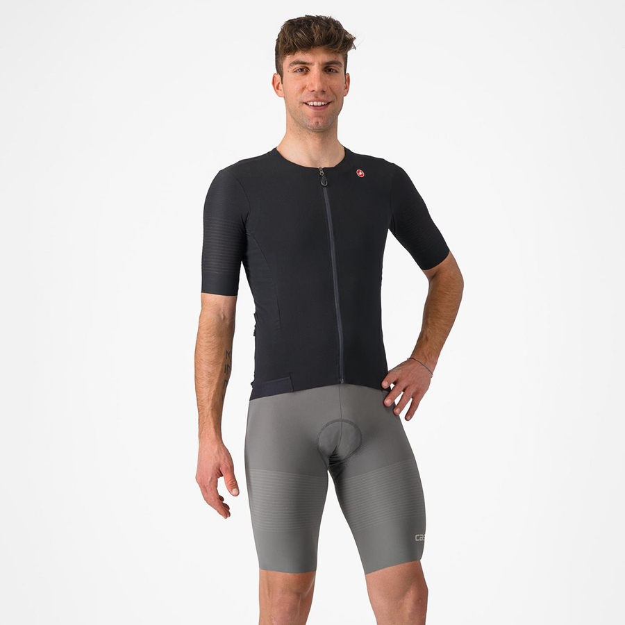 Grey Men Castelli PREMIO Bib Shorts | 096437-LTN