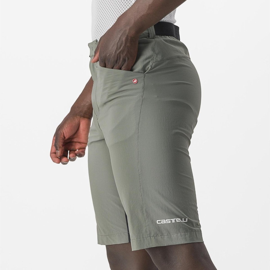 Grey Men Castelli UNLIMITEDGY Shorts | 971845-VFQ