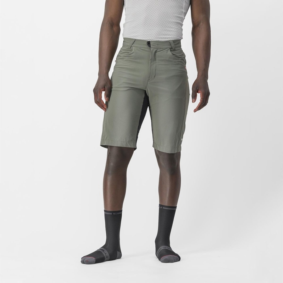 Grey Men Castelli UNLIMITEDGY Shorts | 971845-VFQ