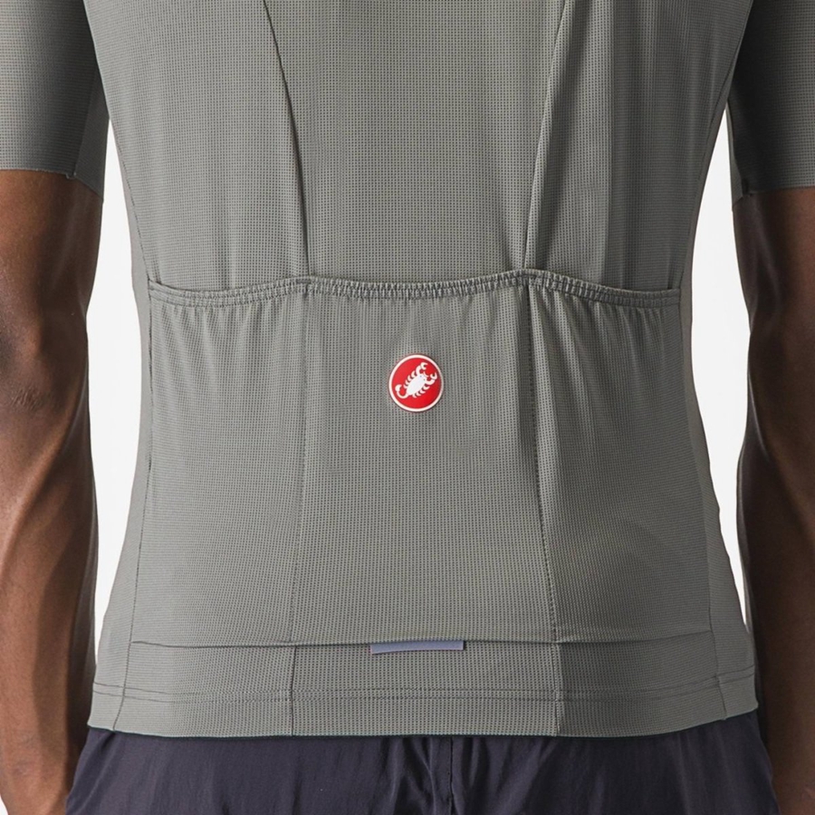 Grey Men Castelli UNLIMITED ENTRATA 2 Jersey | 864905-QJL