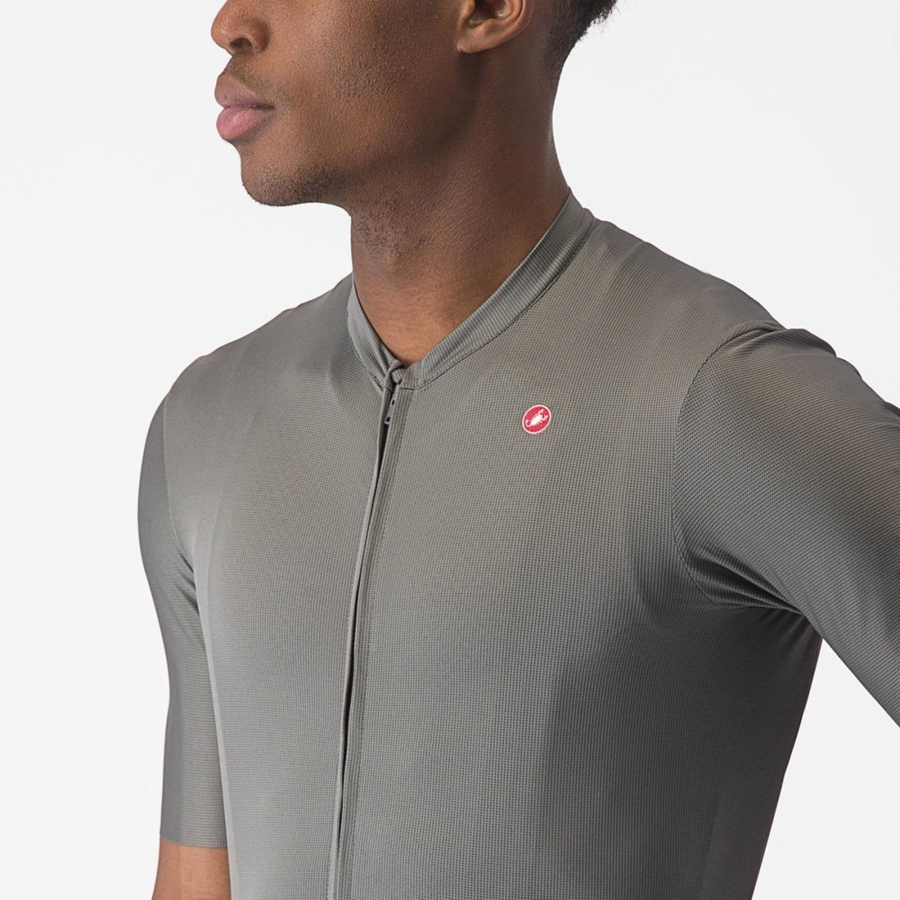 Grey Men Castelli UNLIMITED ENTRATA 2 Jersey | 864905-QJL