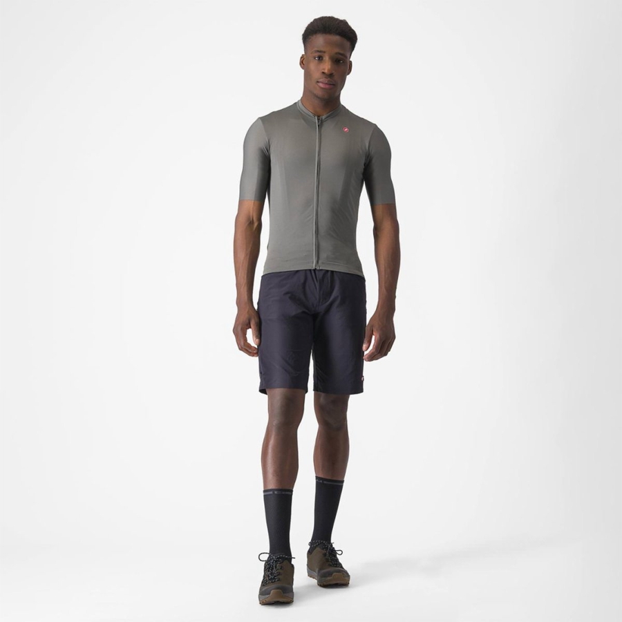 Grey Men Castelli UNLIMITED ENTRATA 2 Jersey | 864905-QJL