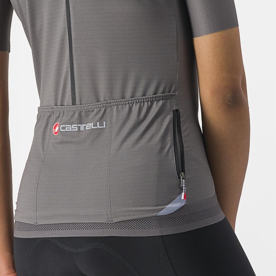 Grey Women Castelli ENDURANCE W Jersey | 812974-RNW