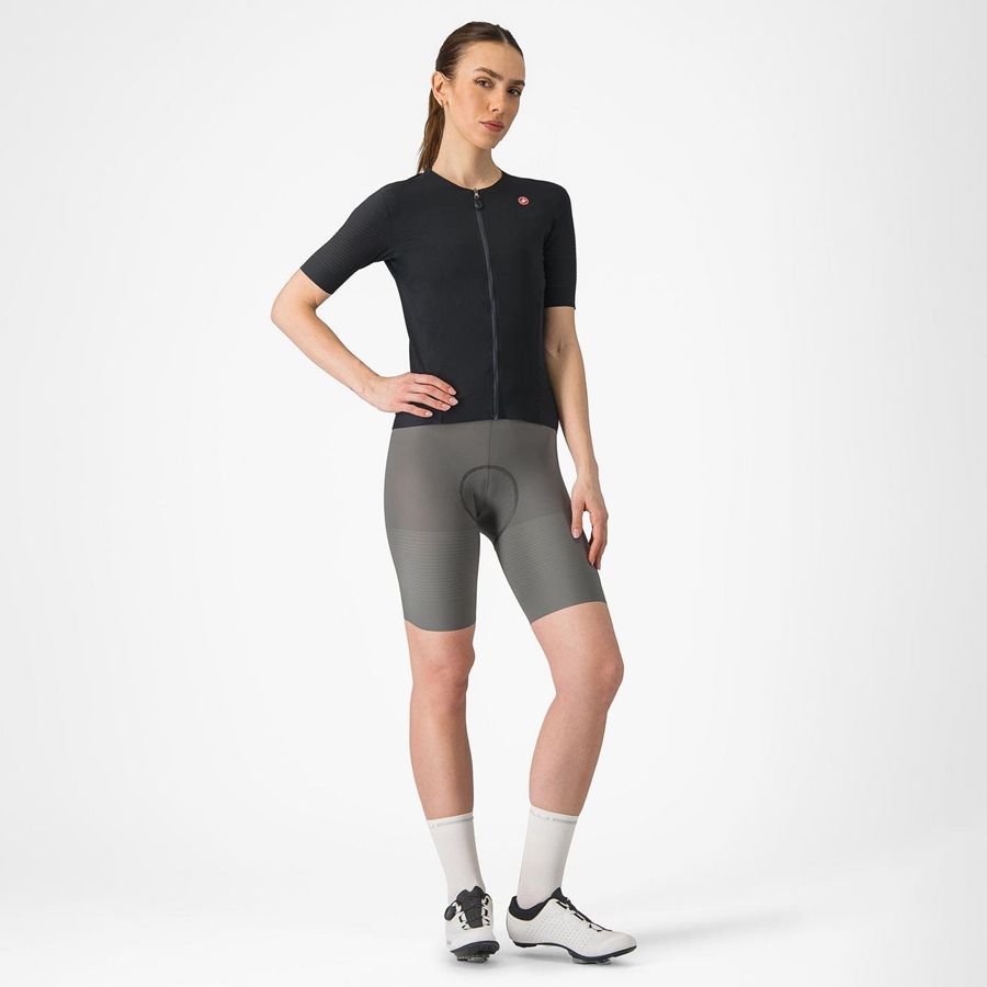 Grey Women Castelli PREMIO W Bib Shorts | 801693-ULO