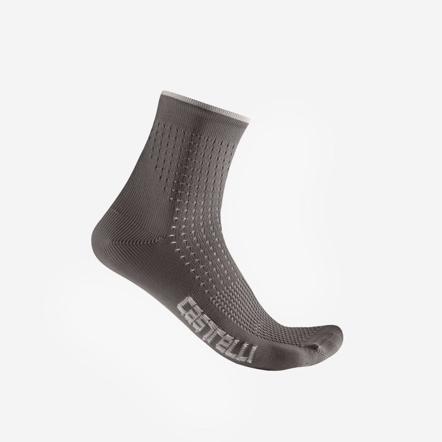 Grey Women Castelli PREMIO W Socks | 231659-YAB