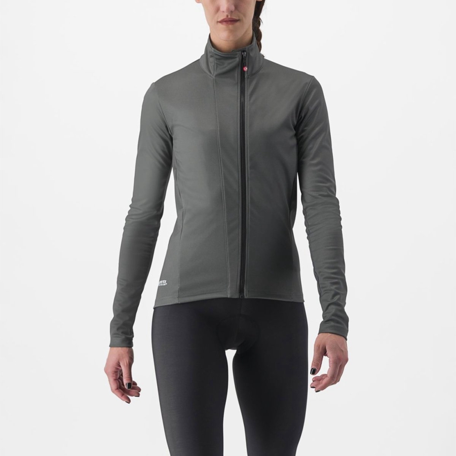 Grey Women Castelli TRANSITION 2 W Jackets | 641059-MWQ