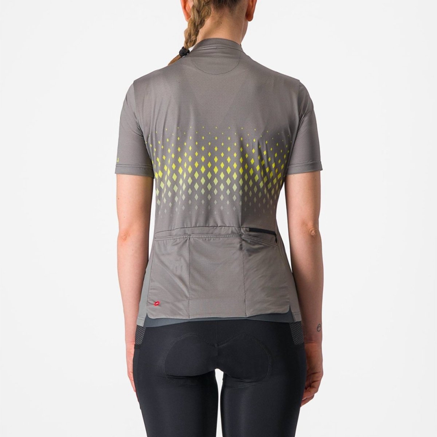 Grey Women Castelli UNLIMITED SENTIERO 3 Jersey | 063295-ZVP