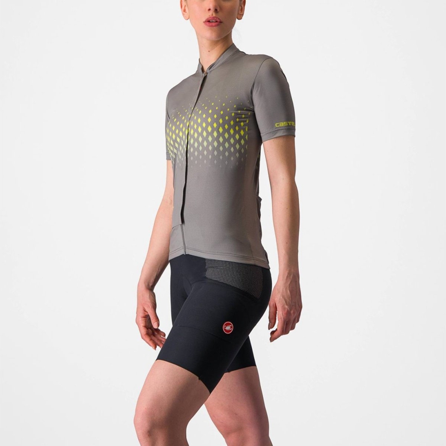 Grey Women Castelli UNLIMITED SENTIERO 3 Jersey | 063295-ZVP