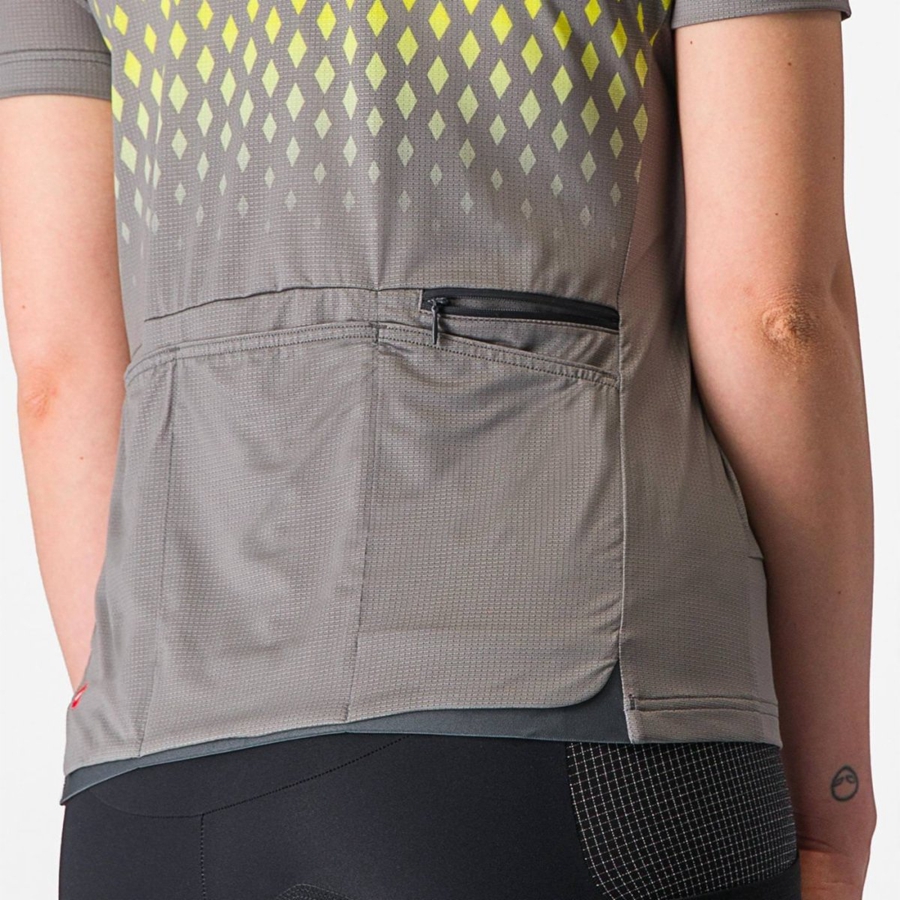 Grey Women Castelli UNLIMITED SENTIERO 3 Jersey | 063295-ZVP