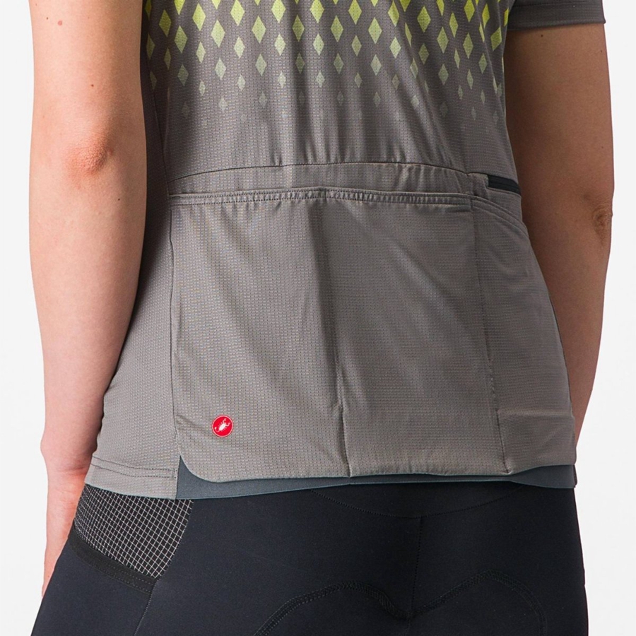 Grey Women Castelli UNLIMITED SENTIERO 3 Jersey | 063295-ZVP