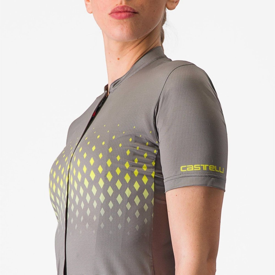 Grey Women Castelli UNLIMITED SENTIERO 3 Jersey | 063295-ZVP