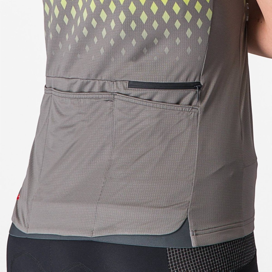 Grey Women Castelli UNLIMITED SENTIERO 3 Jersey | 063295-ZVP