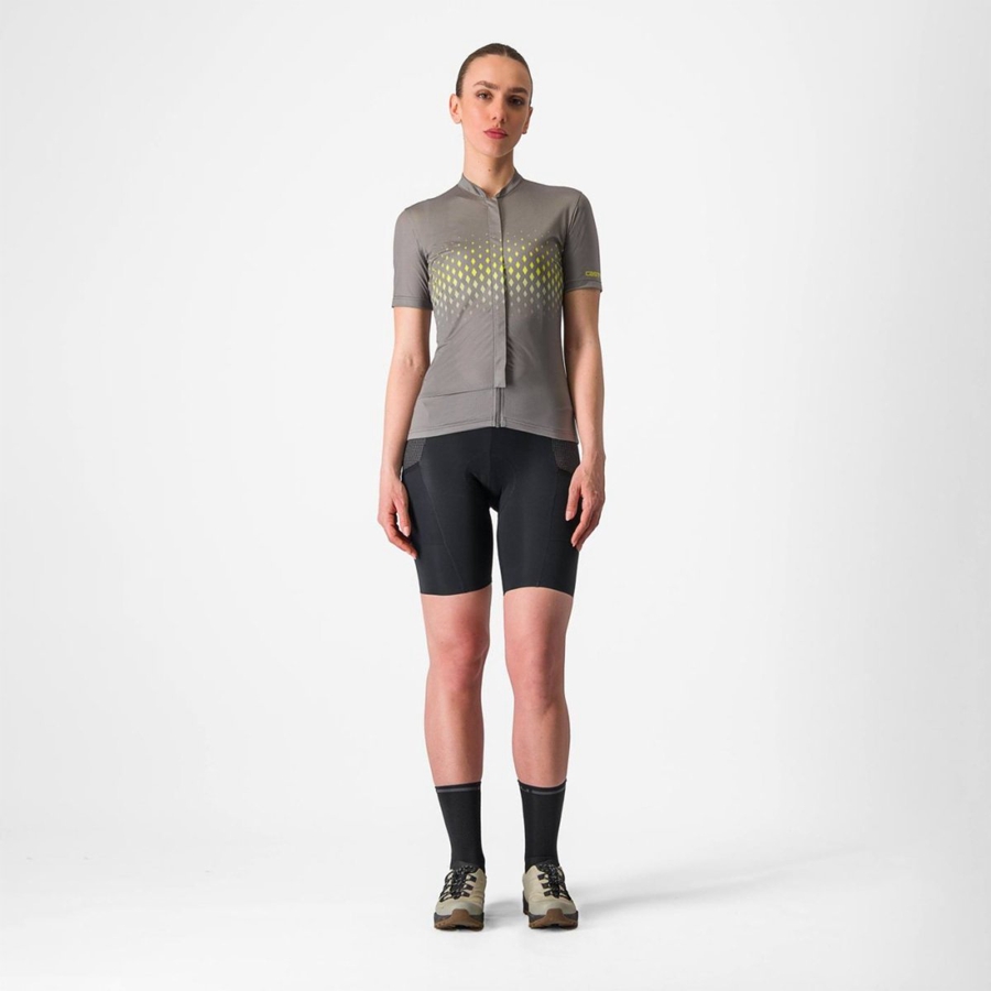 Grey Women Castelli UNLIMITED SENTIERO 3 Jersey | 063295-ZVP