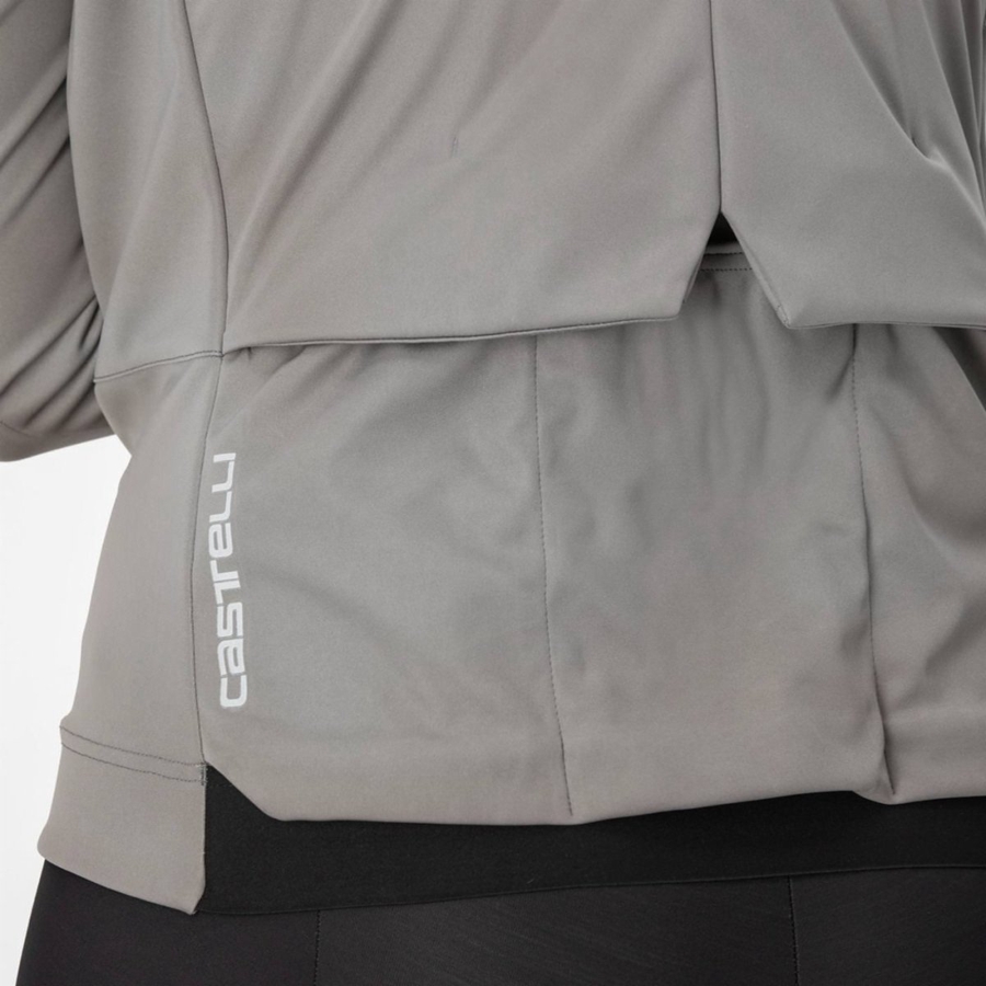 Grey Women Castelli VENTO TRAIL Jackets | 320594-LTW