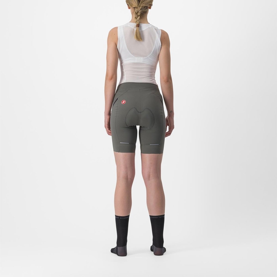 Grey / Dark Grey Women Castelli VELOCISSIMA 3 Shorts | 362150-XVL