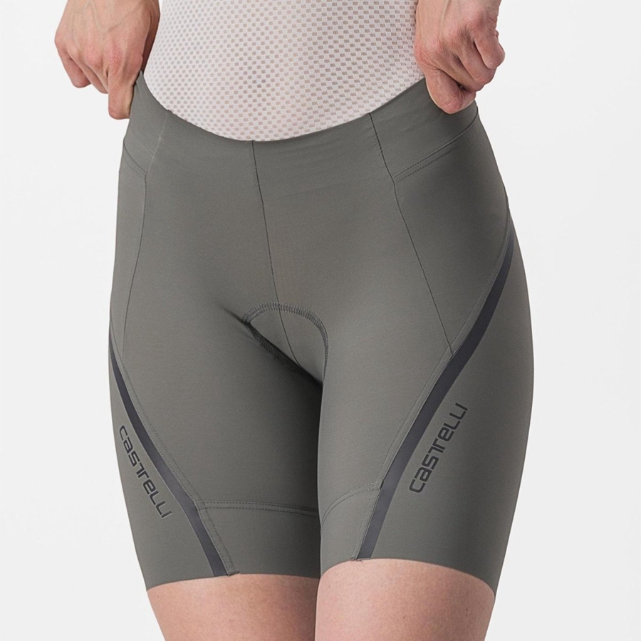 Grey / Dark Grey Women Castelli VELOCISSIMA 3 Shorts | 362150-XVL