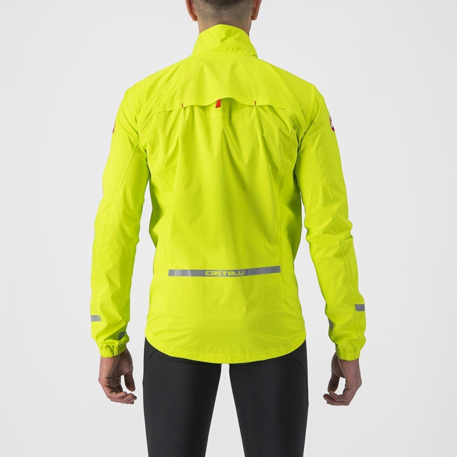 Light Green Men Castelli EMERGENCY 2 RAIN Protection | 053729-GKN