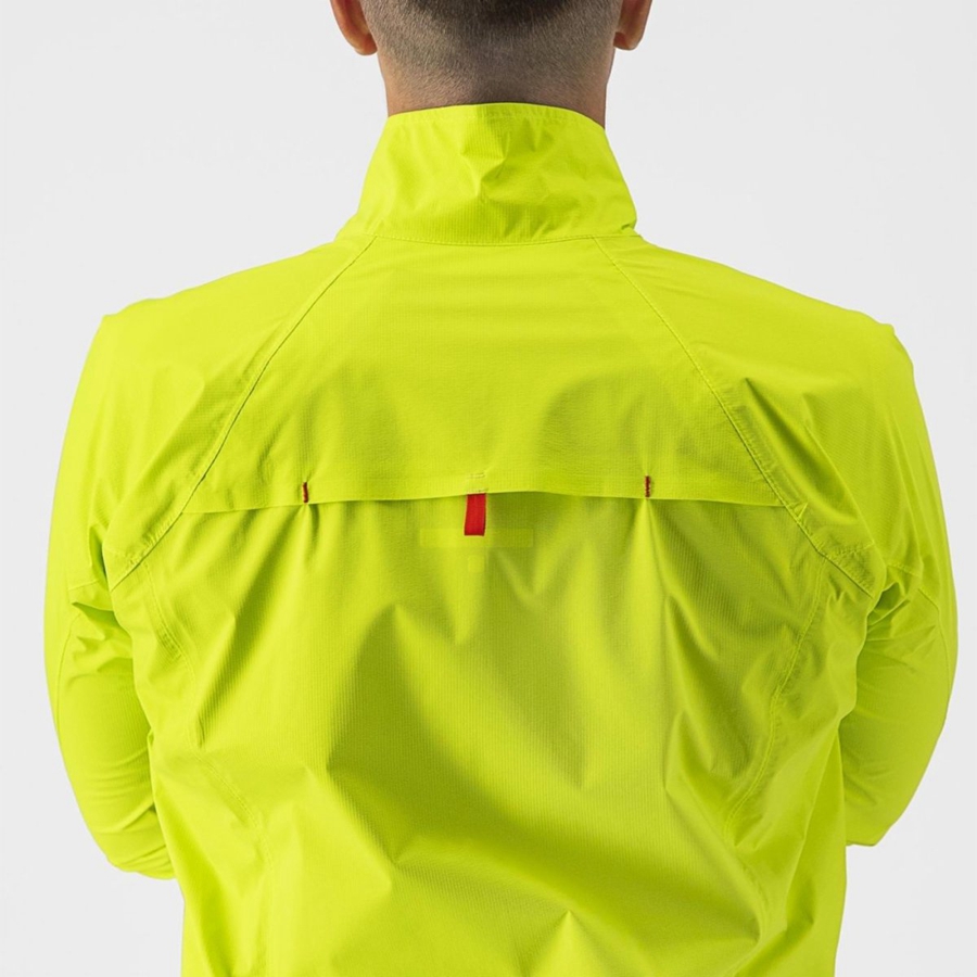 Light Green Men Castelli EMERGENCY 2 RAIN Protection | 053729-GKN