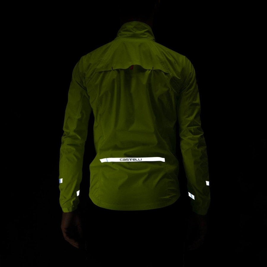 Light Green Men Castelli EMERGENCY 2 RAIN Protection | 053729-GKN