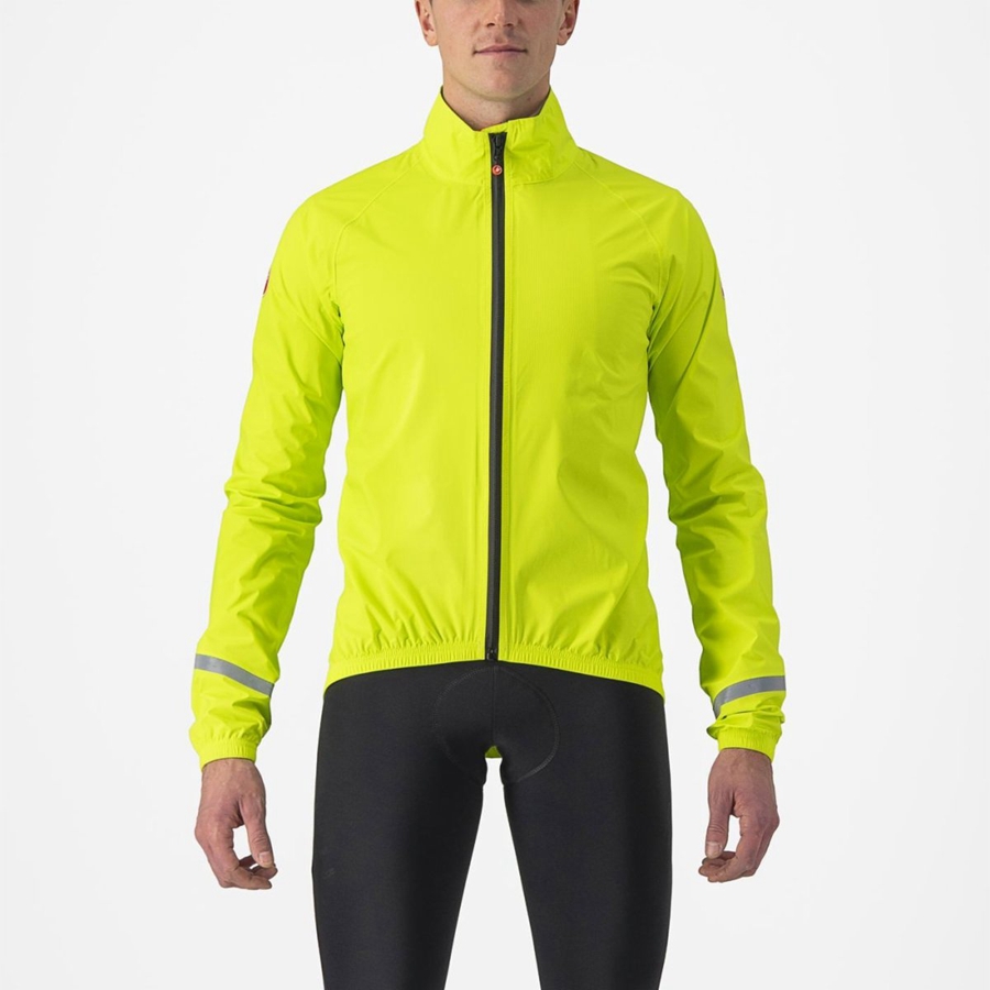 Light Green Men Castelli EMERGENCY 2 RAIN Protection | 053729-GKN