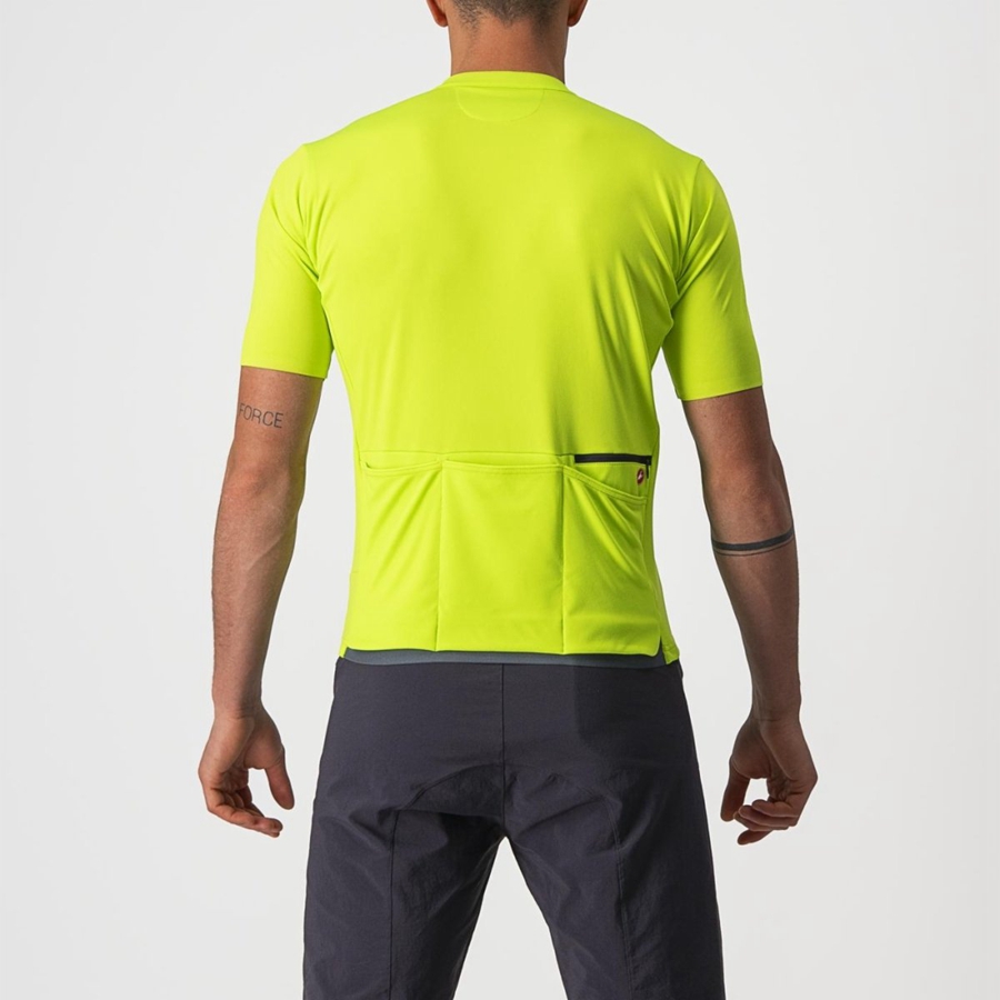 Light Green Men Castelli UNLIMITED ALLROAD Jersey | 438609-SMA